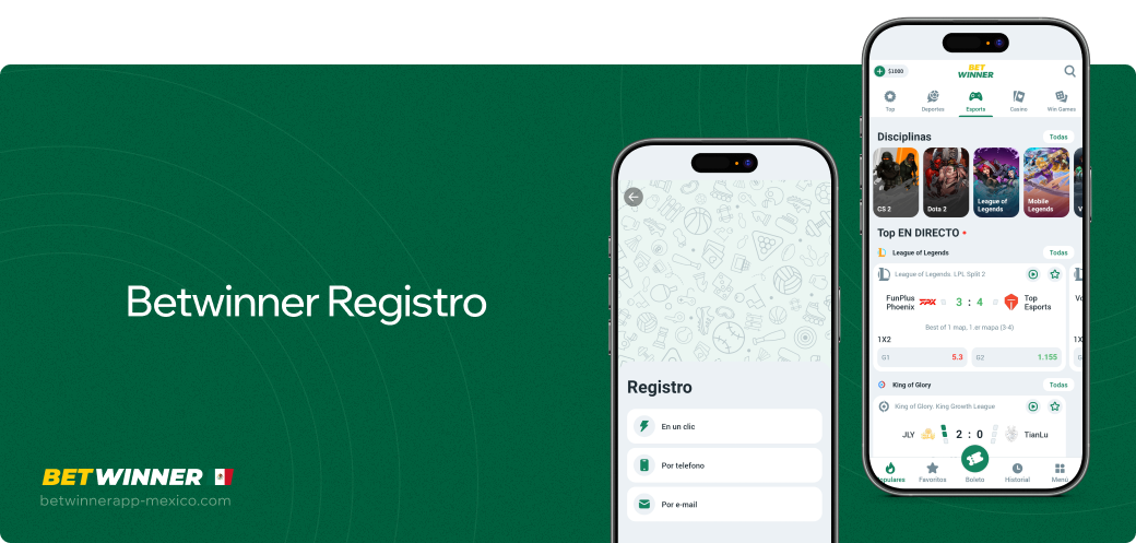 Betwinner APP México Registro